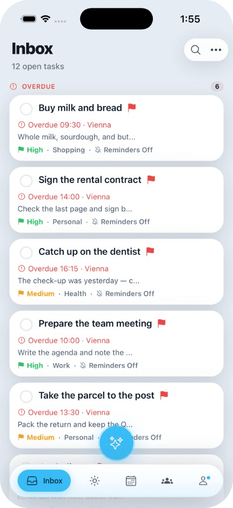 Todofy Inbox